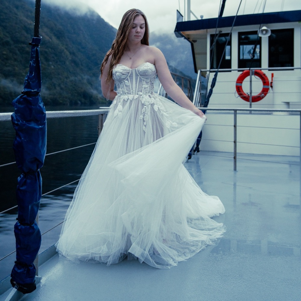Stunning White Bridal Gown
